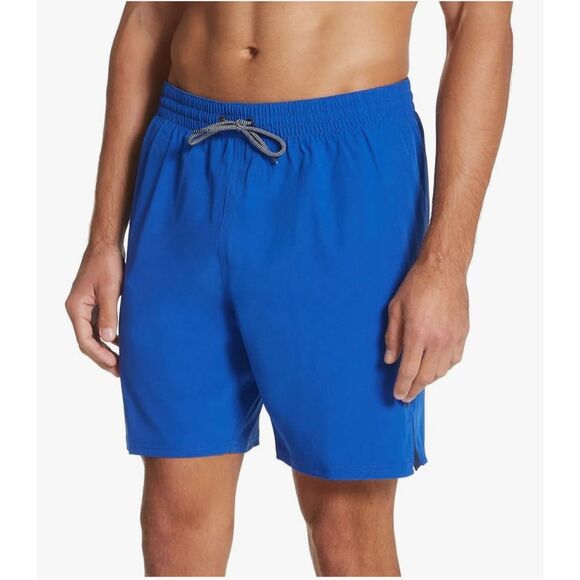Nike NWT Contend Water Repellent Colorblocked 9" Swim Trunks Game Royal Small - Picture 1 of 2